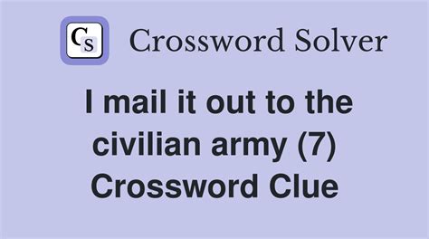 civilian crossword clue 7.